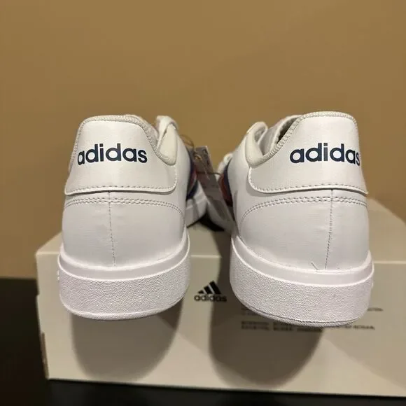 ADIDAS GRAND COURT BASE 2.0 WHITE SUPERSTAR TENNIS CASUAL Men’s Size 10 - Picture 3 of 5